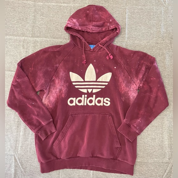adidas Tops - ADIDAS Distressed Hoodie